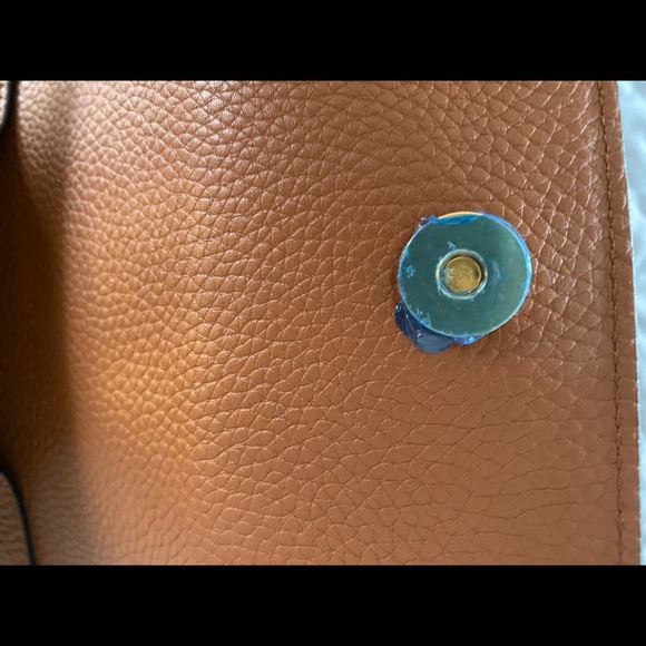 Valentino Vsling bag small, tan color used once. Stickers still intact. - Picture 6 of 14